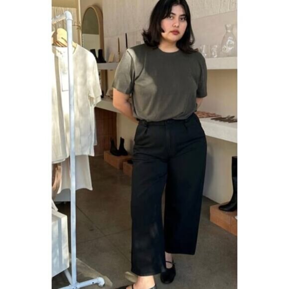 OZMA Field Pant Tencel Bull Denim in Ink Black - Picture 12 of 12